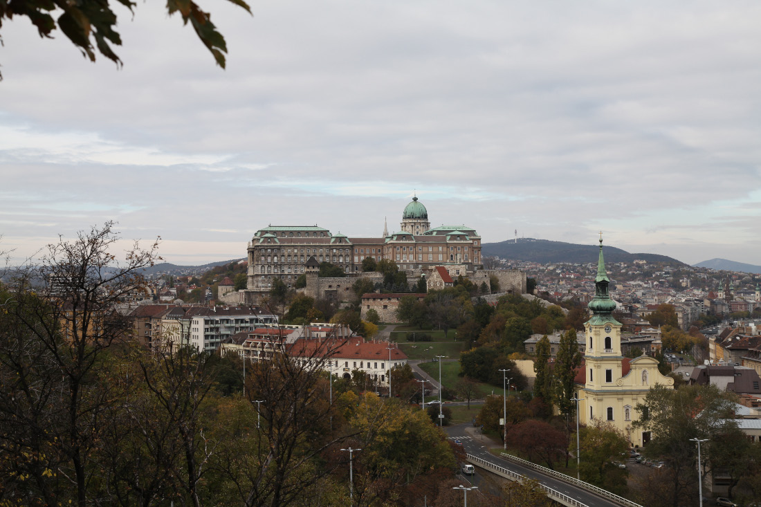 Budavári Palota – Buda Castle and Budavári Nagyboldogasszony-templom from Gellért Hill